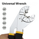 8 inch Universal Anti-slip Handle Hexagon Wrench