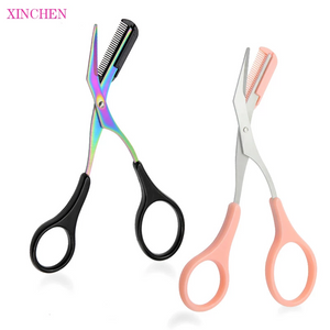 3 Colors Eyebrow Trimmer Scissor