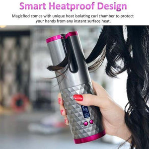 Auto Rotating Cordless Ceramic Hair Curler