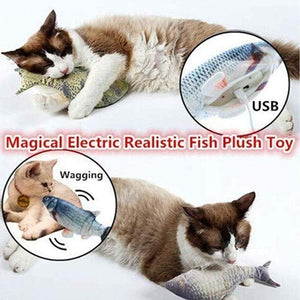 (🎉Big discounts for summer pre-sale 🎉)Dancing Fish Cat Kicker Toy