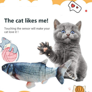 (🎉Big discounts for summer pre-sale 🎉)Dancing Fish Cat Kicker Toy